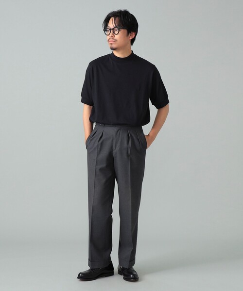 BRILLA per il gusto(ブリッラペルイルグースト)の「ANTICIPO / コットンスムース ハイネック Tシャツ(Tシャツ/カットソー・メンズ・ホワイト/ブラック/ネイビー・42/44/46/48/50)」の17枚目の写真