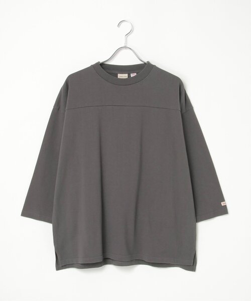 VENCEEXCHANGE（ヴァンスエクスチェンジ）の「Goodwear グッドウェア 七分袖フットボールTシャツ（Tシャツ/カットソー・メンズ・ホワイト/ピンク/チャコール/ブラック・M/L/LL）」の22枚目の写真