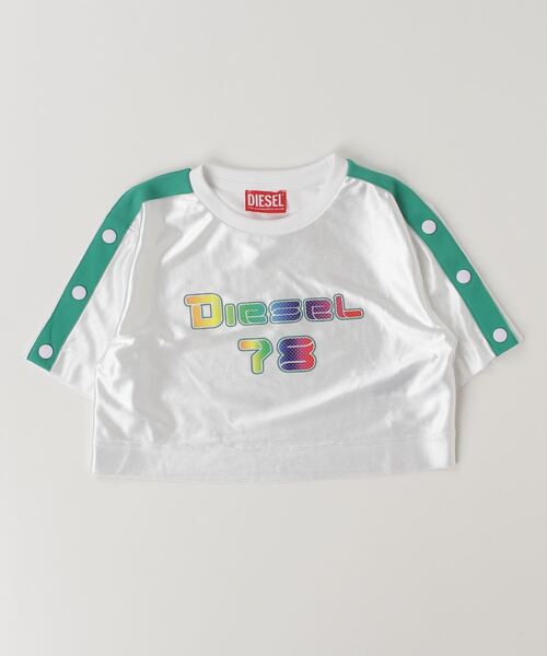 【セール】DIESEL（ディーゼル）Kids & Junior ブランドロゴ半袖Tシャツカットソー（Tシャツ/カットソー）｜DIESEL KIDS（ディーゼルキッズ）