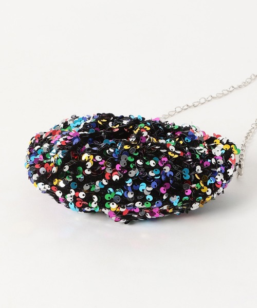 mysty woman（ミスティウーマン）の「スパンコールミニショルダー  252111（ショルダーバッグ・レディース・マルチ/ブラック・FREE）」の14枚目の写真