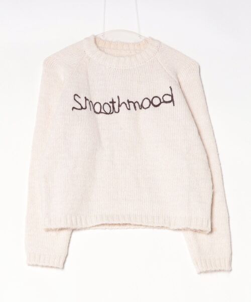 【セール】RELACLO select フロント英字刺繍 起毛ニットプルオーバー（ニット/セーター）｜FUNALIVE（ファンアライブ）