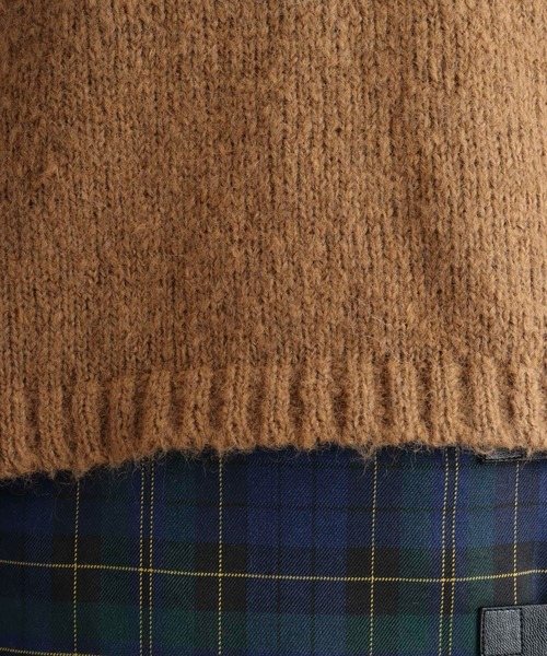 【セール】RELACLO select フロント英字刺繍 起毛ニットプルオーバー（ニット/セーター）｜FUNALIVE（ファンアライブ）