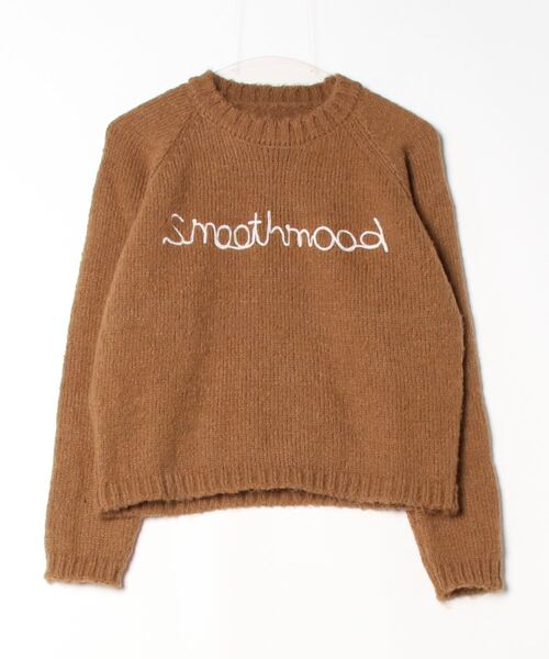 【セール】RELACLO select フロント英字刺繍 起毛ニットプルオーバー（ニット/セーター）｜FUNALIVE（ファンアライブ）