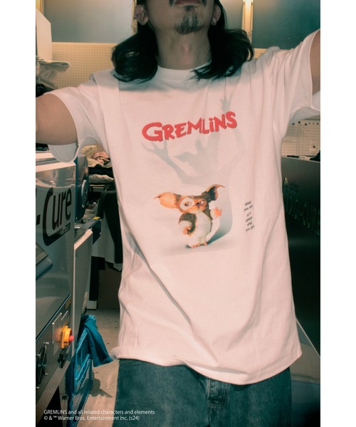 『グレムリン』'''What you see…'' T-Shirt' 半袖プリントTシャツ ビックシルエット ピグメント加工 ヴィンテージライク（Tシャツ/カットソー）｜minius（ミニウス）
