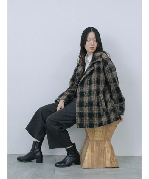 Samansa Mos2 blue（サマンサモスモスブルー）の「フリルシャツ（シャツ/ブラウス・レディース・オフホワイト/ブルー/ブラック・F）」の21枚目の写真