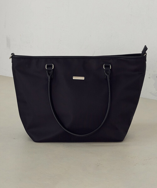 MONO　COMME CA（モノコムサ）の「ナイロントート（トートバッグ・レディース・グレー/ブラック・FREE）」の7枚目の写真