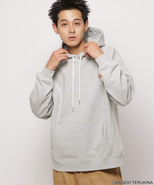 niko and...(ニコアンド)の「【Shigeki Terukina】コラボスウェットパーカー(パーカー・メンズ・グレー/ホワイト/レッド・MEDIUM/LARGE)」の9枚目の写真