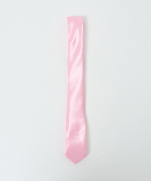 WEGO(ウィゴー)の「WEGO/サテンムジネクタイ(ネクタイ・レディース・ブラック・FREE)」の4枚目の写真