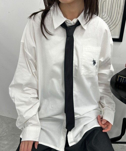 WEGO(ウィゴー)の「WEGO/サテンムジネクタイ(ネクタイ・レディース・ブラック・FREE)」の1枚目の写真