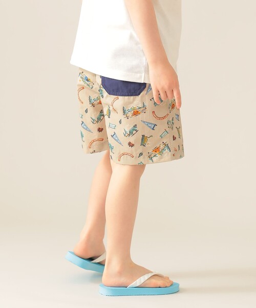 BEAMS mini（ビームスミニ）の「メッシュ ポケット ナイロン ショーツ 2025SS（90～150cm）（その他パンツ・キッズ・ベージュ/ネイビー・90/100/110/120/130/140/150）」の22枚目の写真