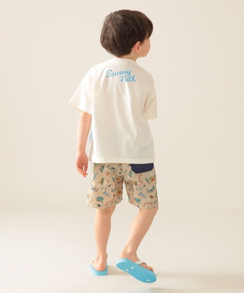 BEAMS mini（ビームスミニ）の「メッシュ ポケット ナイロン ショーツ 2025SS（90～150cm）（その他パンツ・キッズ・ベージュ/ネイビー・90/100/110/120/130/140/150）」の19枚目の写真