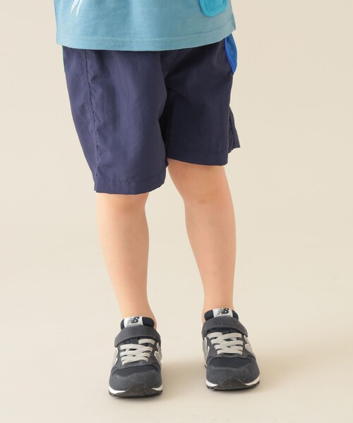 BEAMS mini（ビームスミニ）の「メッシュ ポケット ナイロン ショーツ 2025SS（90～150cm）（その他パンツ・キッズ・ベージュ/ネイビー・90/100/110/120/130/140/150）」の18枚目の写真