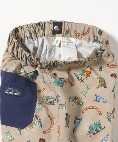 BEAMS mini（ビームスミニ）の「メッシュ ポケット ナイロン ショーツ 2025SS（90～150cm）（その他パンツ・キッズ・ベージュ/ネイビー・90/100/110/120/130/140/150）」の9枚目の写真