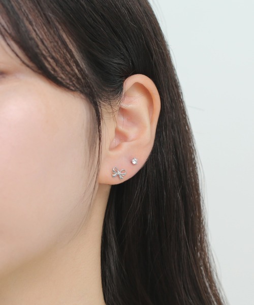 tone(トーン)の「Peoney/サージカルステンレス316L ビジューピアスセット3(ピアス(片耳用)・レディース・D/C/I/G/H/A/F/E/B・FREE)」の10枚目の写真