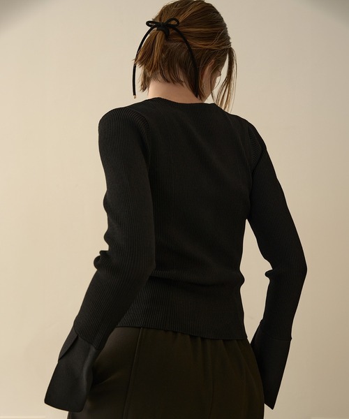 MIELI INVARIANT（ミエリインヴァリアント）の「Ribbon Tube Rubber（ヘアゴム・レディース・ブラウン/ブラック・FREE）」の5枚目の写真