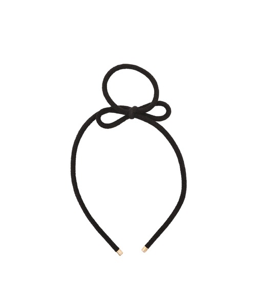 MIELI INVARIANT（ミエリインヴァリアント）の「Ribbon Tube Rubber（ヘアゴム・レディース・ブラウン/ブラック・FREE）」の9枚目の写真