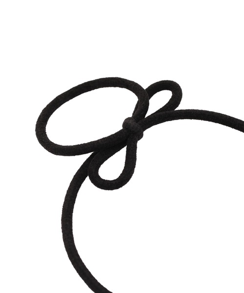 MIELI INVARIANT（ミエリインヴァリアント）の「Ribbon Tube Rubber（ヘアゴム・レディース・ブラウン/ブラック・FREE）」の10枚目の写真