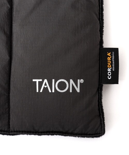 TAION（タイオン）の「【TAION/タイオン】WORK DOWN SCARF 17（マフラー・メンズ・ブラック/ダークネイビー/ダークブラウン/チャコールグレー・FREE）」の6枚目の写真