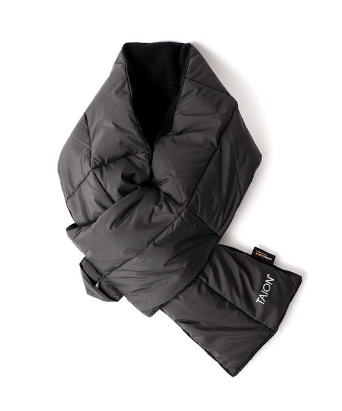 TAION（タイオン）の「【TAION/タイオン】WORK DOWN SCARF 17（マフラー・メンズ・ブラック/ダークネイビー/ダークブラウン/チャコールグレー・FREE）」の7枚目の写真