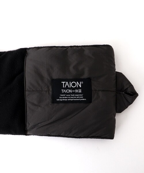 TAION（タイオン）の「【TAION/タイオン】WORK DOWN SCARF 17（マフラー・メンズ・ブラック/ダークネイビー/ダークブラウン/チャコールグレー・FREE）」の9枚目の写真