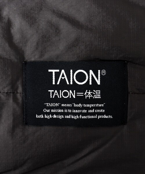 TAION（タイオン）の「【TAION/タイオン】WORK DOWN SCARF 17（マフラー・メンズ・ブラック/ダークネイビー/ダークブラウン/チャコールグレー・FREE）」の10枚目の写真