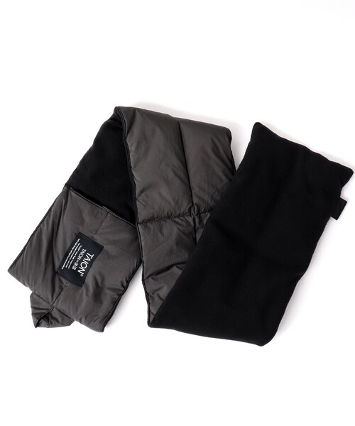 TAION（タイオン）の「【TAION/タイオン】WORK DOWN SCARF 17（マフラー・メンズ・ブラック/ダークネイビー/ダークブラウン/チャコールグレー・FREE）」の11枚目の写真