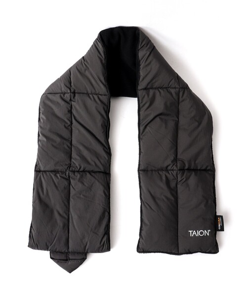 TAION（タイオン）の「【TAION/タイオン】WORK DOWN SCARF 17（マフラー・メンズ・ブラック/ダークネイビー/ダークブラウン/チャコールグレー・FREE）」の13枚目の写真