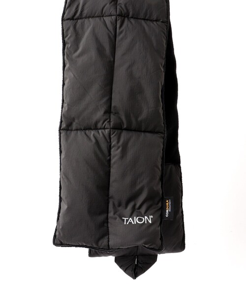 TAION（タイオン）の「【TAION/タイオン】WORK DOWN SCARF 17（マフラー・メンズ・ブラック/ダークネイビー/ダークブラウン/チャコールグレー・FREE）」の14枚目の写真