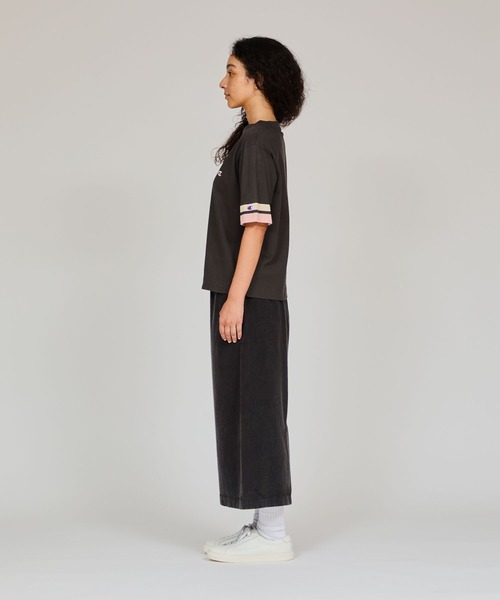 Champion（チャンピオン）の「【Champion/チャンピオン】レディース ショートスリーブTシャツ（Tシャツ/カットソー・レディース・ブラック系その他/ライトピンク/サックスブルー/ペールイエロー/ネイビー/ホワイト・LARGE/MEDIUM）」の15枚目の写真