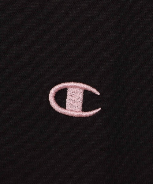 Champion（チャンピオン）の「【Champion/チャンピオン】レディース ショートスリーブTシャツ（Tシャツ/カットソー・レディース・ブラック系その他/ライトピンク/サックスブルー/ペールイエロー/ネイビー/ホワイト・LARGE/MEDIUM）」の18枚目の写真