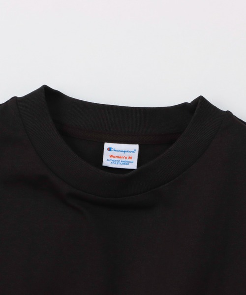 Champion（チャンピオン）の「【Champion/チャンピオン】レディース ショートスリーブTシャツ（Tシャツ/カットソー・レディース・ブラック系その他/ライトピンク/サックスブルー/ペールイエロー/ネイビー/ホワイト・LARGE/MEDIUM）」の20枚目の写真