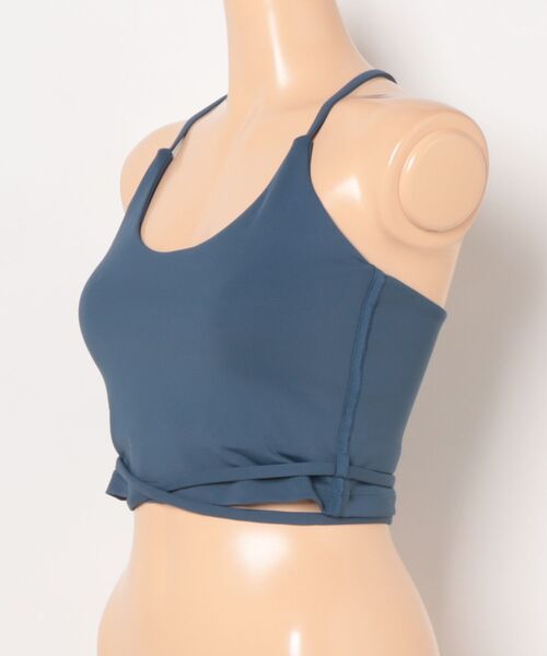 Hurley （ハーレー）の「Hurley/ハーレー リボン/ブラトップ/フィットネス/UVケア WASB251034（水着・レディース・ブラック/ネイビー/ダークグリーン・M/S）」の4枚目の写真