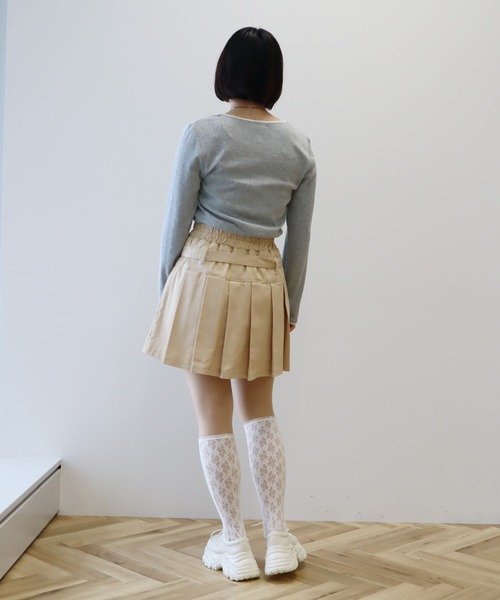 earth music&ecology(アースミュージックアンドエコロジー)の「アイレットジャカードタイトプルオーバー(Tシャツ/カットソー・レディース・グレー/ブルー/ピンク・FREE)」の15枚目の写真