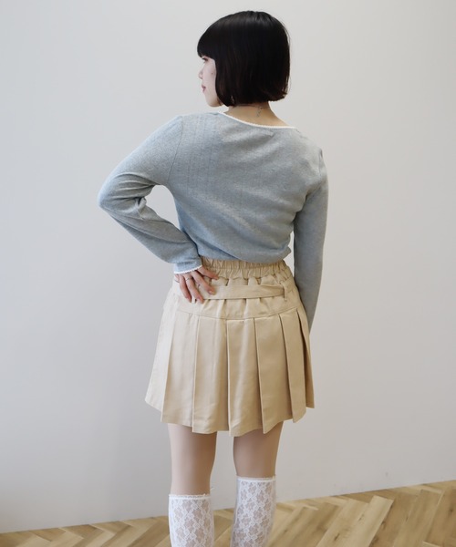 earth music&ecology(アースミュージックアンドエコロジー)の「アイレットジャカードタイトプルオーバー(Tシャツ/カットソー・レディース・グレー/ブルー/ピンク・FREE)」の13枚目の写真