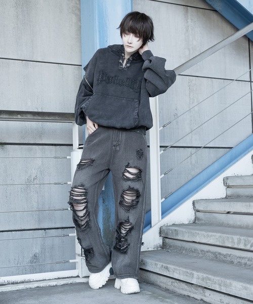 Pal elfy（パルエルフィー）の「ダメージデニムパンツ（デニムパンツ