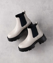 厚底サイドゴアブーツ