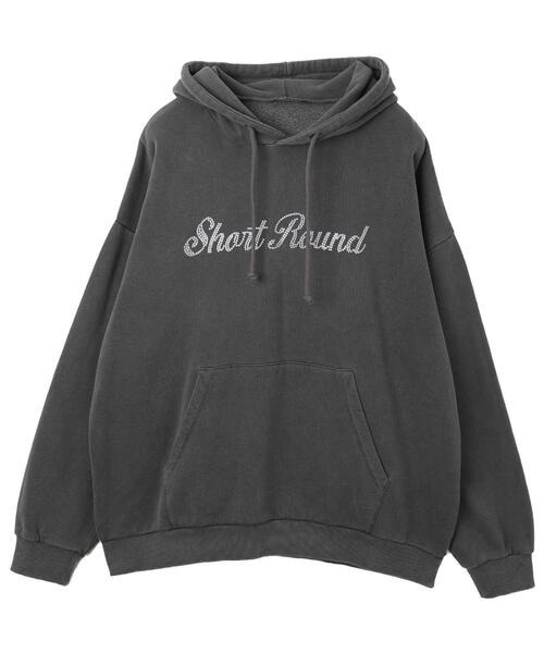 SHORT ROUND（ショートラウンド）の「SHORT ROUND/ピグメントラメグラフィックプルパーカー（パーカー・メンズ・ブラウン/スミクロ・LARGE/MEDIUM）」の14枚目の写真