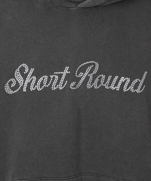 SHORT ROUND（ショートラウンド）の「SHORT ROUND/ピグメントラメグラフィックプルパーカー（パーカー・メンズ・ブラウン/スミクロ・LARGE/MEDIUM）」の11枚目の写真