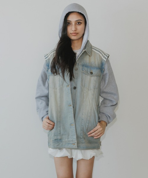 新品未使用　adidas ボア襟 デニムジャケット NEW ARRIVAL ▶︎▶︎▶︎ adidasデニムジャケット】 – Ayura Co