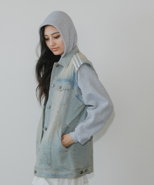 【adidas】ADILENIUM デニムジャケット adidas/アディダス ADILENIUM SEASON デニム ジャケット G
