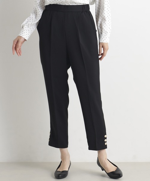 FOUND GOOD（ファウンドグッド）の「O/デザインテーパードP（その他パンツ・レディース・アイボリー/グレー系/ブラック/ネイビー・S/M/L）」の3枚目の写真