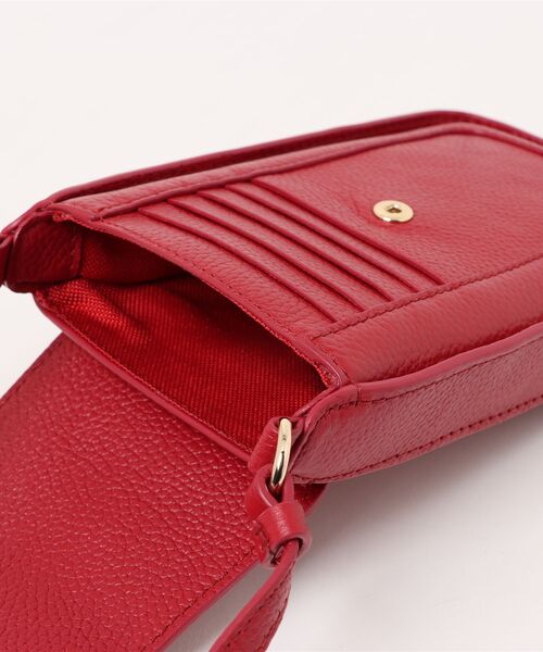 COLE HAAN(コールハーン)の「ミニフォーンクロスボディ womens(ショルダーバッグ・レディース・レッド・OSFA)」の4枚目の写真