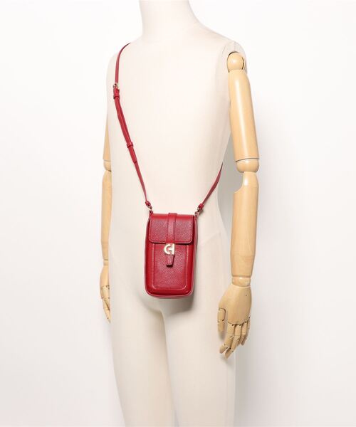 COLE HAAN(コールハーン)の「ミニフォーンクロスボディ womens(ショルダーバッグ・レディース・レッド・OSFA)」の5枚目の写真