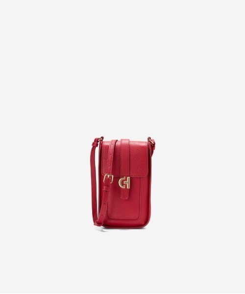 COLE HAAN(コールハーン)の「ミニフォーンクロスボディ womens(ショルダーバッグ・レディース・レッド・OSFA)」の1枚目の写真