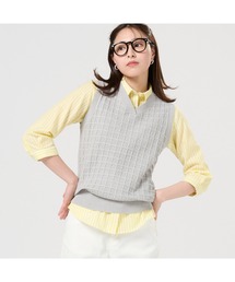 TOKYO SHIRTS | Vネック レディースニットベスト(ベスト)