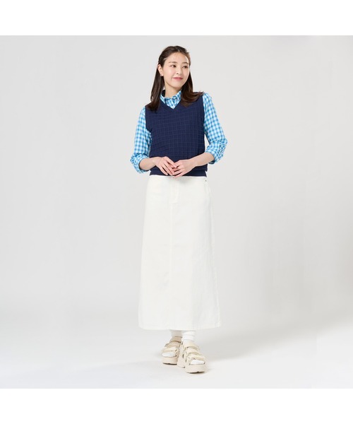 tシャツ Vネックニットベスト レディース Vネックニットベスト レディース(M パープル): 東京シャツ公式