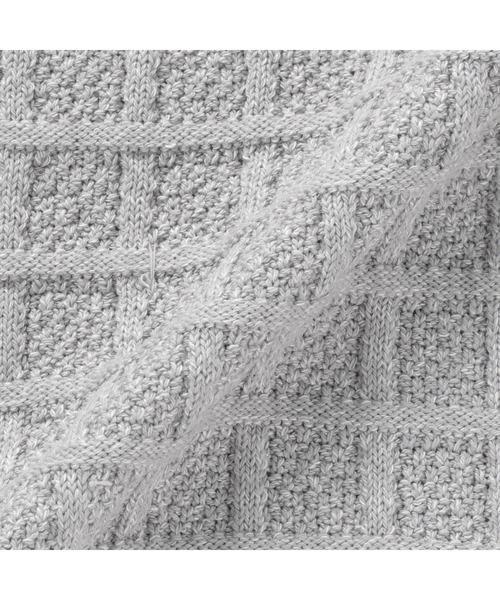 TOKYO SHIRTS（トウキョウシャツ）の「Vネック レディースニットベスト（ベスト・レディース・ライトグレー/ネイビー・LL/M/L）」の9枚目の写真