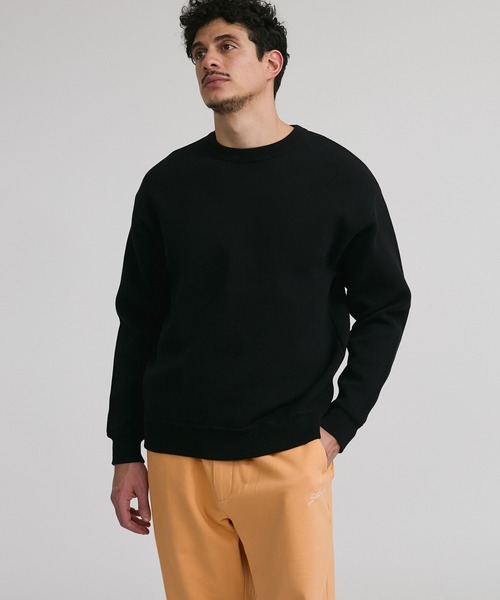 Saturdays NYC（サタデーズ ニューヨークシティ ）の「Bowery Knitted Sweatshirt（ニット/セーター・メンズ・ブラック/ベージュ・L/M/S）」の2枚目の写真