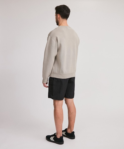 Saturdays NYC（サタデーズ ニューヨークシティ ）の「Bowery Knitted Sweatshirt（ニット/セーター・メンズ・ブラック/ベージュ・L/M/S）」の19枚目の写真