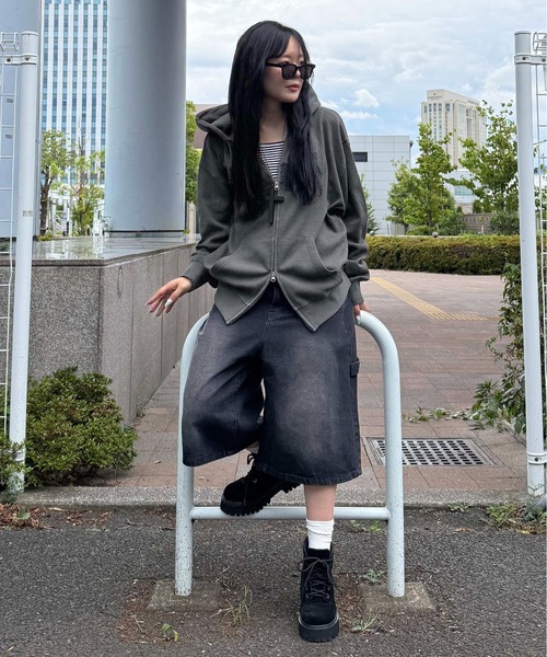 柄アップリケ加工サーマルパーカー（パーカー）｜sedacle（セダクル